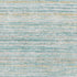 8' Teal Ivory And Gold Striped Washable Area Rug With UV Protection