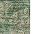 5' X 8' Emerald Ivory And Taupe Oriental Washable Area Rug With UV Protection