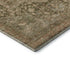 5' X 8' Fern Green Wheat And Copper Oriental Washable Area Rug With UV Protection