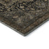 5' X 8' Chocolate Charcoal And Beige Oriental Washable Area Rug With UV Protection