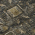 5' X 8' Chocolate Charcoal And Beige Oriental Washable Area Rug With UV Protection