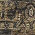 5' X 8' Chocolate Charcoal And Beige Oriental Washable Area Rug With UV Protection