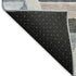 5' X 8' Blue Silver And Gray Geometric Washable Area Rug With UV Protection