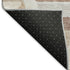 8' X 8' Copper Ivory And Gray Geometric Washable Round Rug With UV Protection