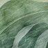 8' Teal Peach And Lime Green Abstract Washable Area Rug With UV Protection
