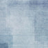 5' X 8' Blue And Ivory Geometric Washable Area Rug With UV Protection