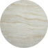 8' X 8' Beige And Ivory Striped Washable Round Rug With UV Protection