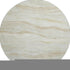 8' X 8' Beige And Ivory Striped Washable Round Rug With UV Protection