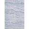 8' Sky Blue And Ivory Striped Washable Area Rug With UV Protection