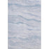 8' Sky Blue And Ivory Striped Washable Area Rug With UV Protection