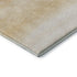 8' X 8' Coral Ivory And Gray Striped Washable Round Rug With UV Protection
