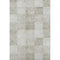 5' X 8' Beige Ivory And Taupe Geometric Washable Area Rug With UV Protection