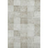 5' X 8' Beige Ivory And Taupe Geometric Washable Area Rug With UV Protection