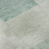 5' X 8' Pale Aqua Mint Green And Ivory Geometric Washable Area Rug With UV Protection