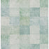 5' X 8' Pale Aqua Mint Green And Ivory Geometric Washable Area Rug With UV Protection