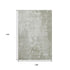 9' X 12' Linen And Beige Abstract Washable Area Rug With UV Protection