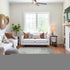 9' X 12' Linen And Beige Abstract Washable Area Rug With UV Protection