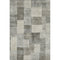 8' Taupe Ivory And Khaki Geometric Washable Area Rug With UV Protection