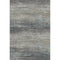 5' X 8' Granite Gray And Silver Striped Washable Area Rug With UV Protection
