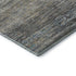 5' X 8' Granite Gray And Silver Striped Washable Area Rug With UV Protection
