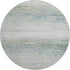 8' X 8' Linen And Ivory Striped Washable Round Rug With UV Protection