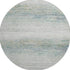 8' X 8' Linen And Ivory Striped Washable Round Rug With UV Protection