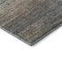 5' X 8' Pewter Gray And Beige Striped Washable Area Rug With UV Protection
