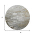 8' X 8' Taupe Ivory And Gray Abstract Washable Round Rug With UV Protection