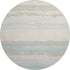 8' X 8' Ivory Mint Green And Teal Abstract Washable Round Rug With UV Protection