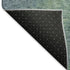 8' Blue Green And Beige Abstract Washable Area Rug With UV Protection