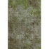 5' X 8' Coffee Green And Taupe Abstract Washable Area Rug With UV Protection