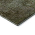 5' X 8' Coffee Green And Taupe Abstract Washable Area Rug With UV Protection