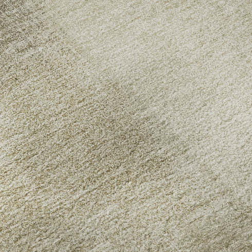 8' X 8' Taupe And Ivory Geometric Washable Round Rug With UV Protection