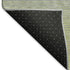 8' X 8' Artichoke Green And Gray Striped Washable Round Rug With UV Protection