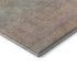 5' X 8' Coral Denim Blue And Salmon Striped Washable Area Rug With UV Protection