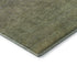 9' X 12' Fern Green And Blue Striped Washable Area Rug With UV Protection