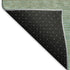5' X 8' Teal And Taupe Striped Washable Area Rug With UV Protection
