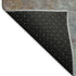 5' X 8' Coffee Ivory And Blue Abstract Washable Area Rug With UV Protection