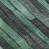 8' X 8' Sage Gray And Teal Striped Washable Round Rug With UV Protection