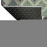 5' X 8' Pale Aqua And Purple Geometric Washable Area Rug With UV Protection
