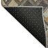 8' Wheat Charcoal And Ivory Geometric Washable Area Rug With UV Protection