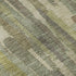 9' X 12' Artichoke Green Copper And Beige Striped Washable Area Rug With UV Protection
