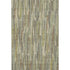 9' X 12' Artichoke Green Copper And Beige Striped Washable Area Rug With UV Protection