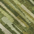 9' X 12' Green And Ivory Striped Washable Area Rug With UV Protection