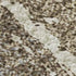 8' Ivory Gray And Brown Striped Washable Area Rug With UV Protection