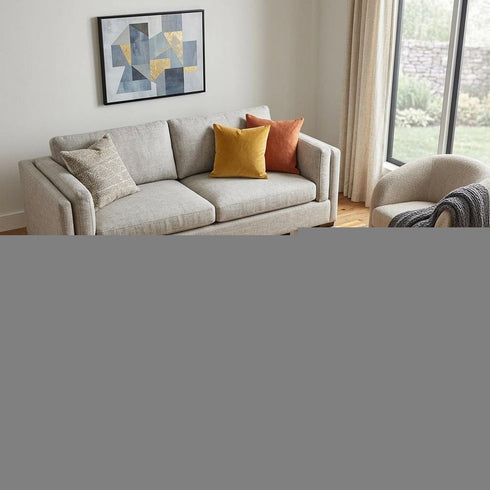 5' X 8' Orange Gold And Ivory Striped Washable Area Rug With UV Protection