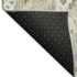 5' X 8' Ivory Brown And Gray Geometric Washable Area Rug With UV Protection