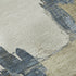 5' X 8' Beige Blue And Ivory Abstract Washable Area Rug With UV Protection