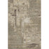 9' X 12' Coffee Beige And Ivory Abstract Washable Area Rug With UV Protection