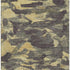 5' X 8' Charcoal And Gold Abstract Washable Area Rug With UV Protection